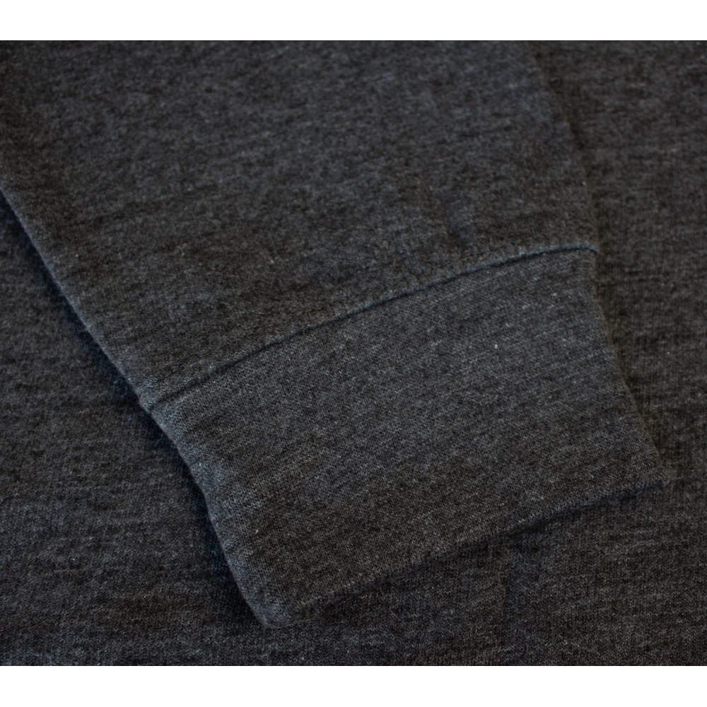 Bigdude Brushed Fleece Cardigan Charcoal 5 Bigdude Brushed Fleece Cardigan Charcoal - Image 5