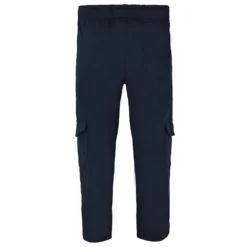 Bigdude Straight Leg Cargo Joggers Navy -Big Dude Clothing Shop jogger with pockets navy back