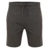 Bigdude Loop Back Jogger Shorts Charcoal