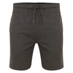 Bigdude Loop Back Jogger Shorts Charcoal