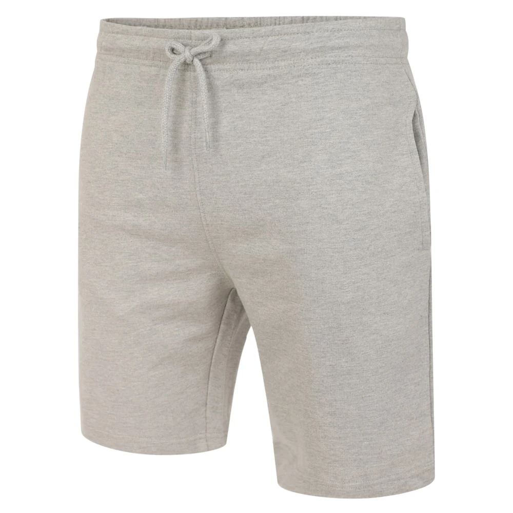 Bigdude Loop Back Jogger Shorts Grey Marl 2 Bigdude Loop Back Jogger Shorts Grey Marl - Image 2