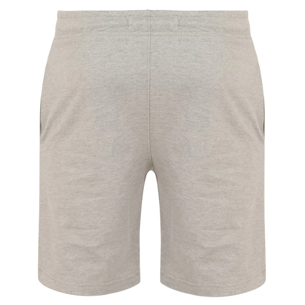Bigdude Loop Back Jogger Shorts Grey Marl 4 Bigdude Loop Back Jogger Shorts Grey Marl - Image 4