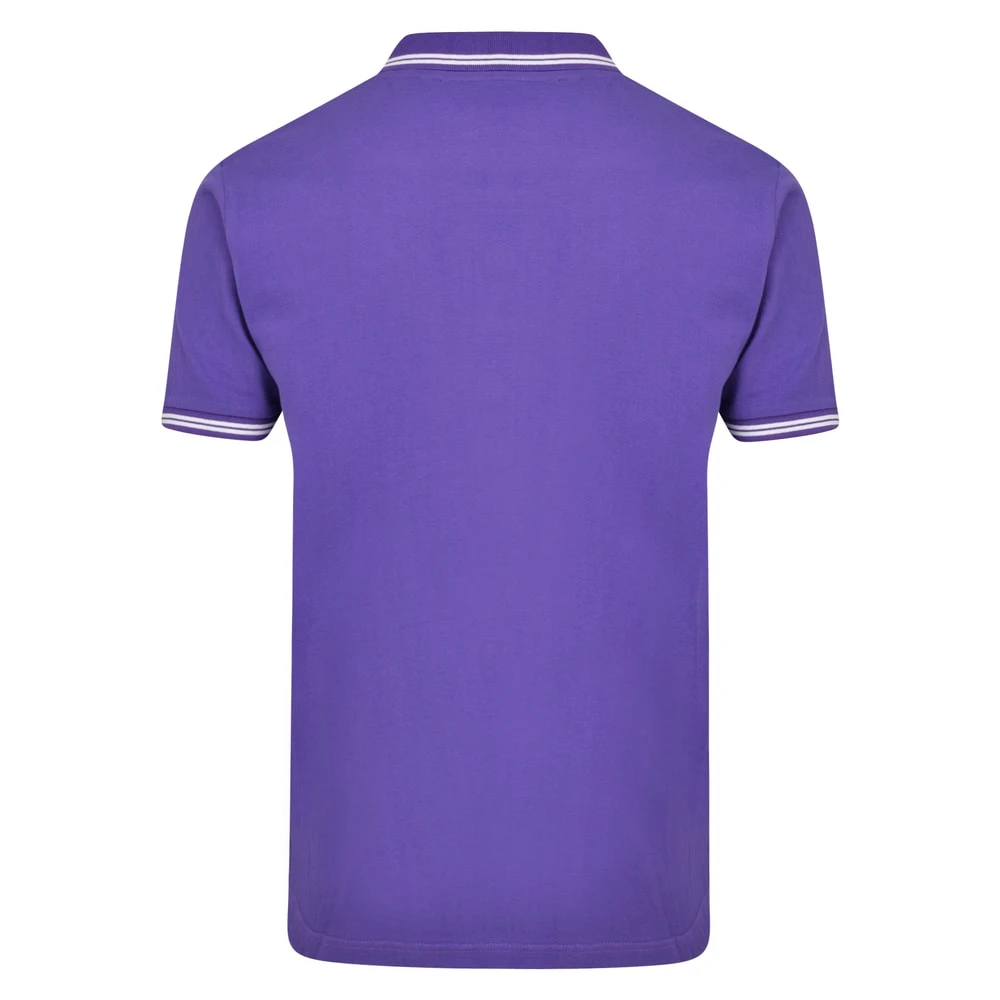 Bigdude Tipped Polo Shirt Purple 3 Bigdude Tipped Polo Shirt Purple - Image 3