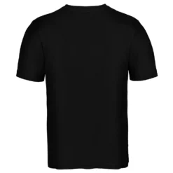 Bigdude Plain Crew Neck T-Shirt Black 11 Bigdude Plain Crew Neck T-Shirt Black -Big Dude Clothing Shop tshirt black back